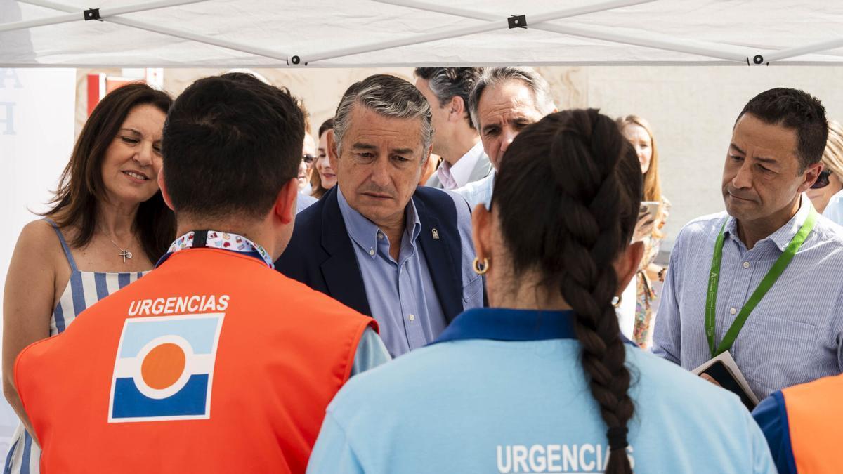 El vicepresidente primero y consejero de Presidencia, Sanidad y Emergencias, Antonio Sanz, en una imagen de archivo.