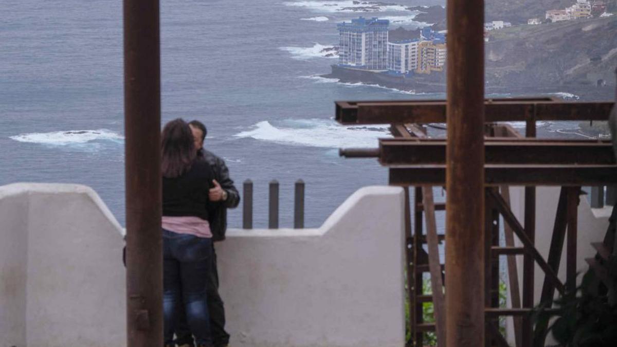 El actual mirador de La Garañona, en El Sauzal.