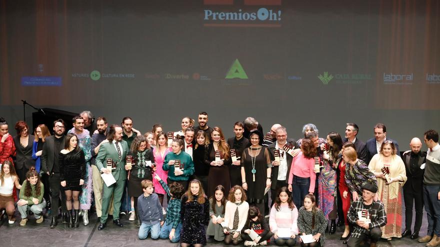 En imágenes: El Teatro Jovellanos acoge la entrega de los Premios &quot;Oh!&quot; a las artes escénicas