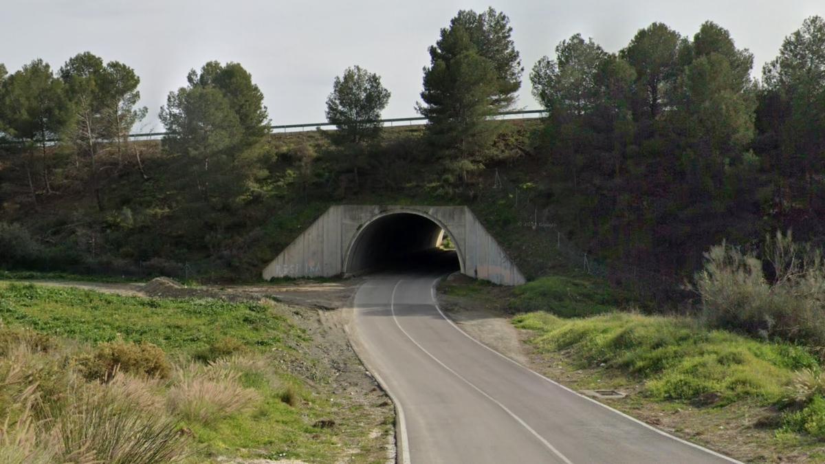El accidente se ha producido en el interior del túnel de la Alquería, en Benahavís