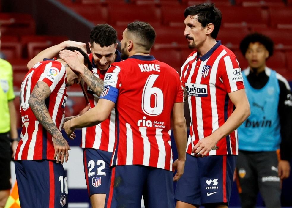 Atlético de Madrid - Valencia, en imágenes