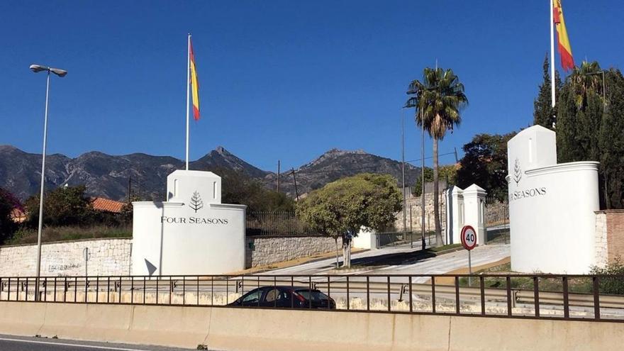 Parcela en la que se ubicará el complejo Four Seasons, en uno de los accesos a Marbella.