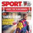Esta es la portada de SPORT de hoy viernes, 6 de marzo de 2026