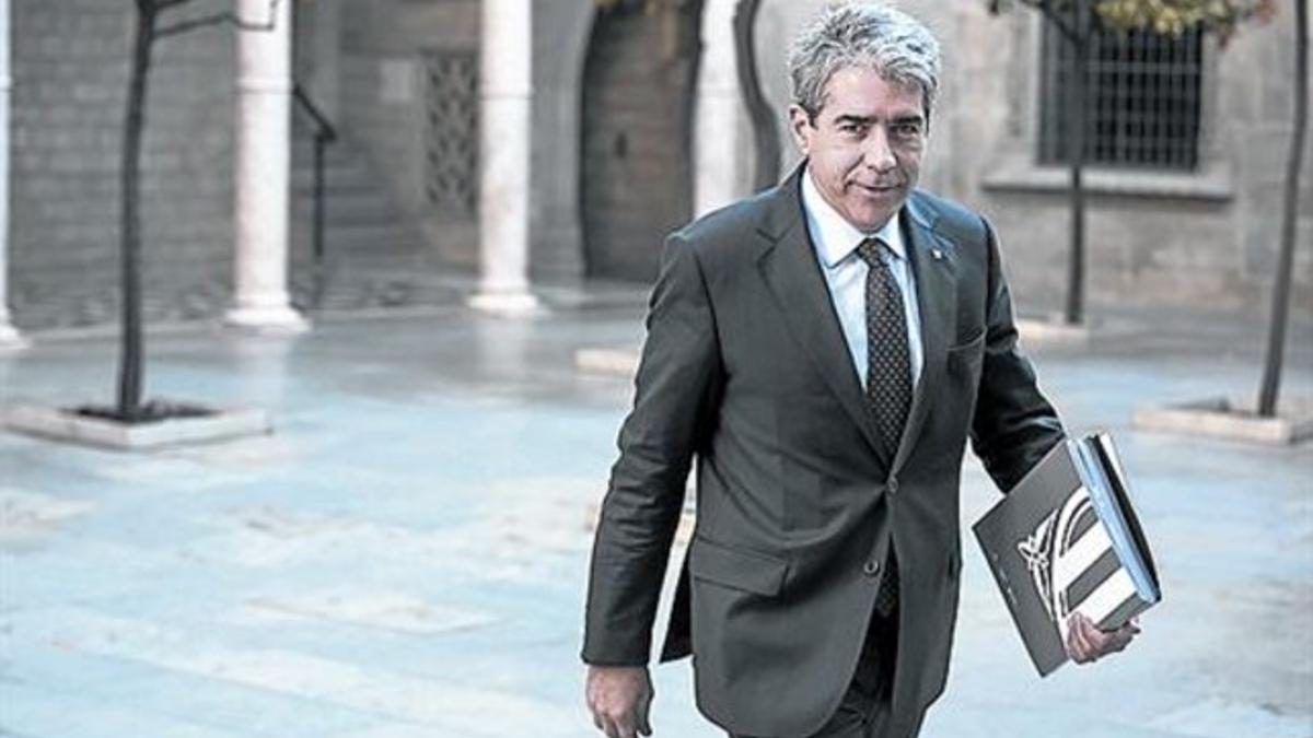 Francesc Homs, a la llegada al Consell Executiu.