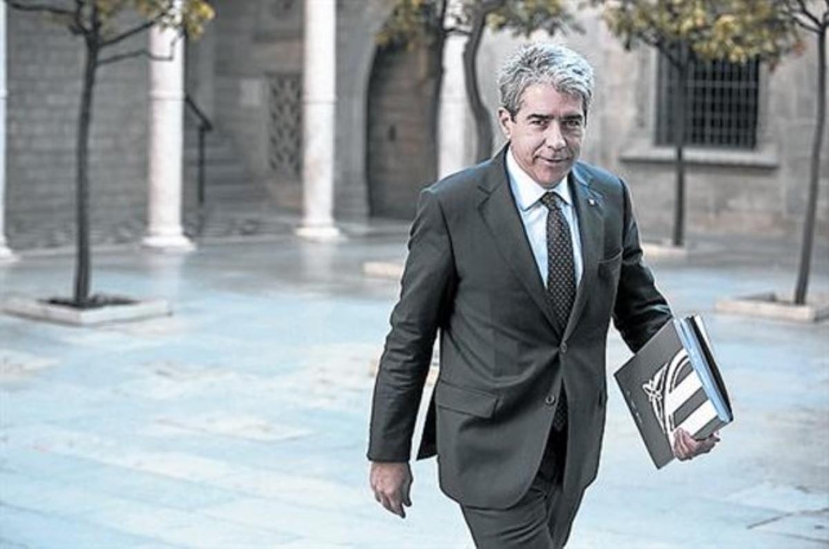 Francesc Homs, a l’arribar al Consell Executiu. Francesc Homs, a l’arribar al Consell Executiu.