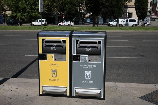 Papeleras inteligentes en Madrid