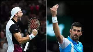 Un renacido Dimitrov reta a un inmortal Djokovic en París