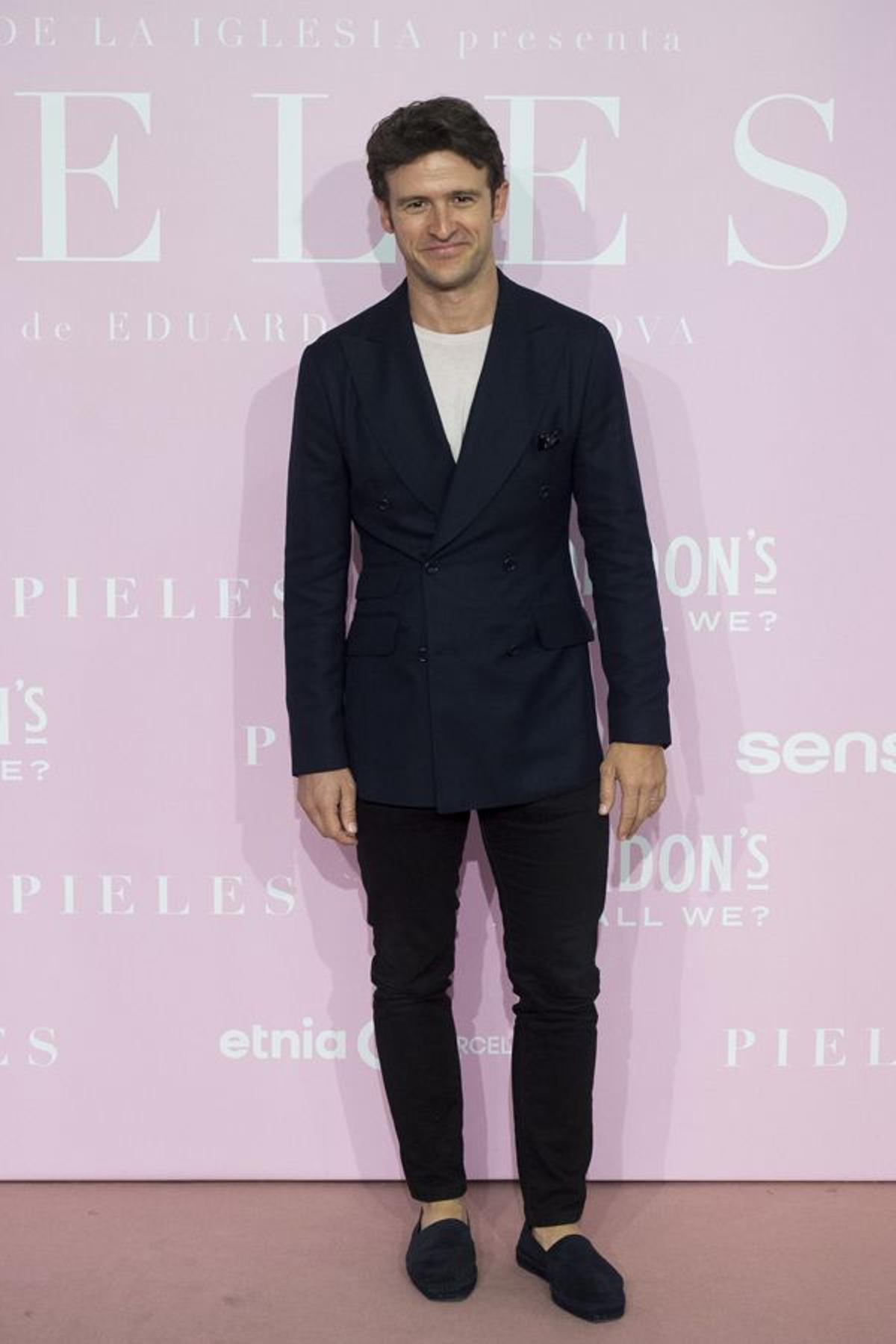 El actor Diego Martín en el estreno de 'Pieles'