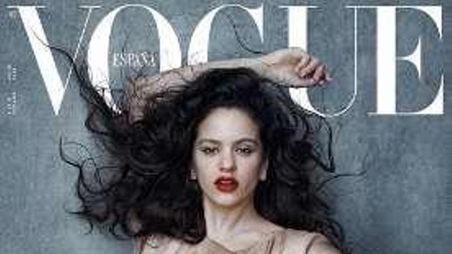 Rosalía, en la portada de &quot;Vogue&quot;.