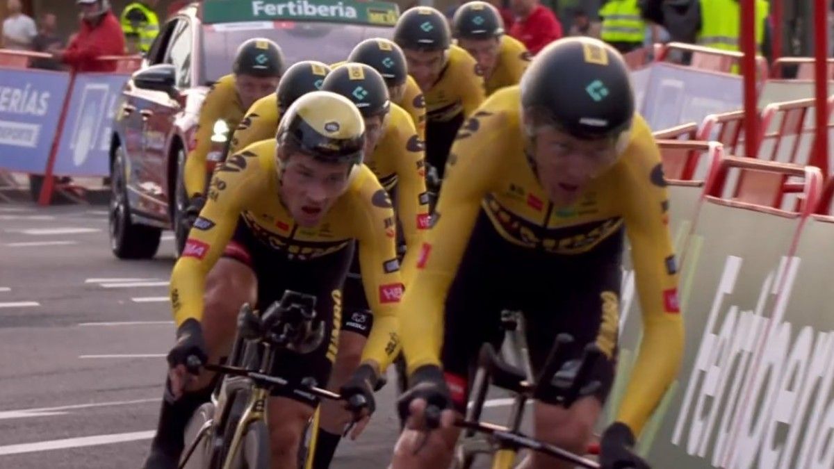 El Jumbo-Visma ha ganado la crono por equipos de la 1ª etapa de La Vuelta