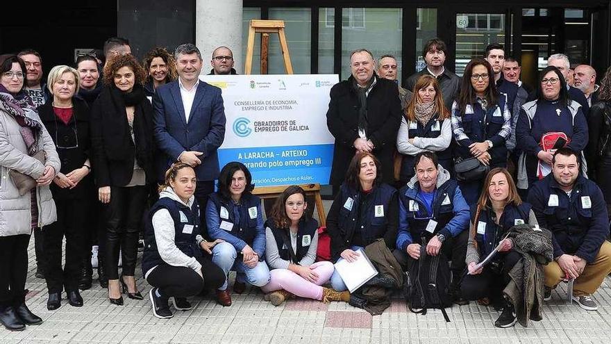 Clausura del taller de empleo larachés y arteixán