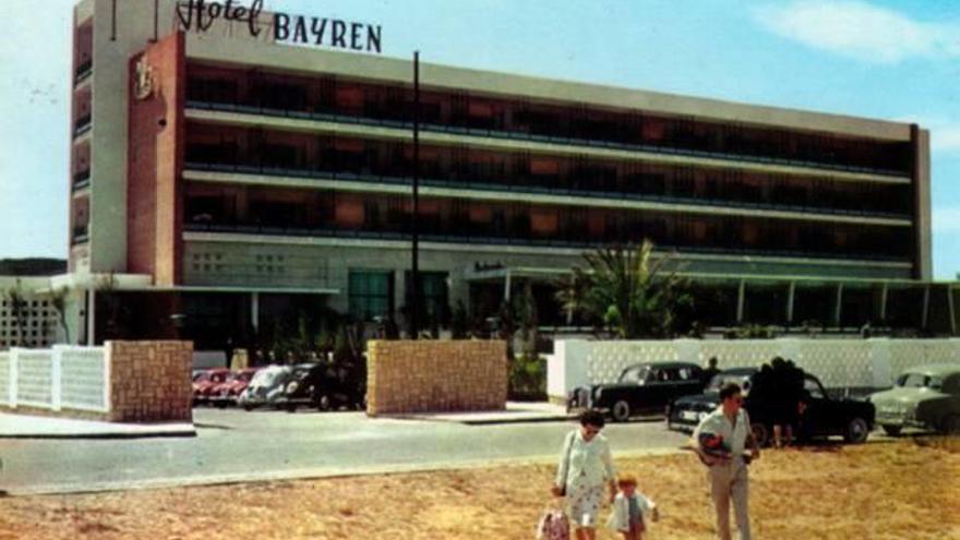 El hotel Bairén, en una imagen de los años 60 del siglo pasado