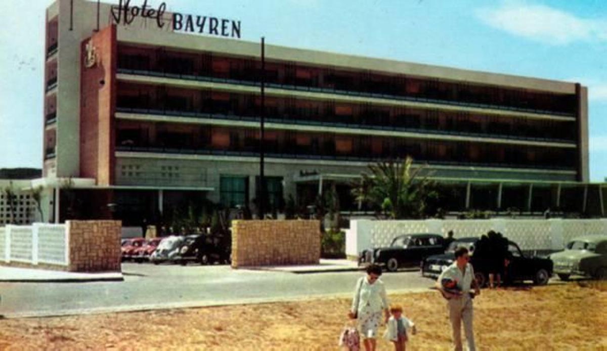 El hotel Bairén, en una imagen de los años 60 del siglo pasado