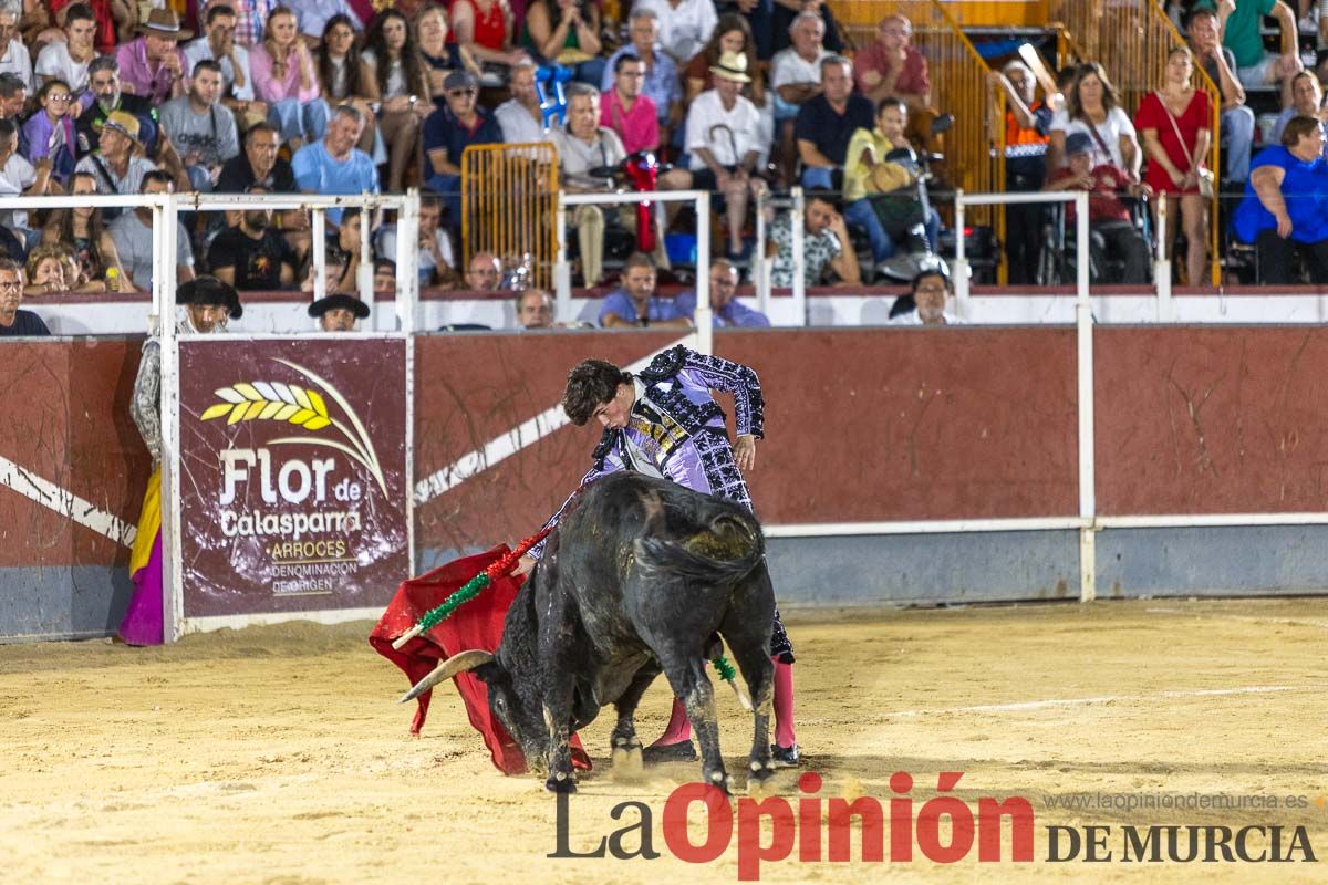 Quinta novillada Feria Taurina del Arroz en Calasparra (Marcos Linares, Diego Bastos y Tristán Barroso)