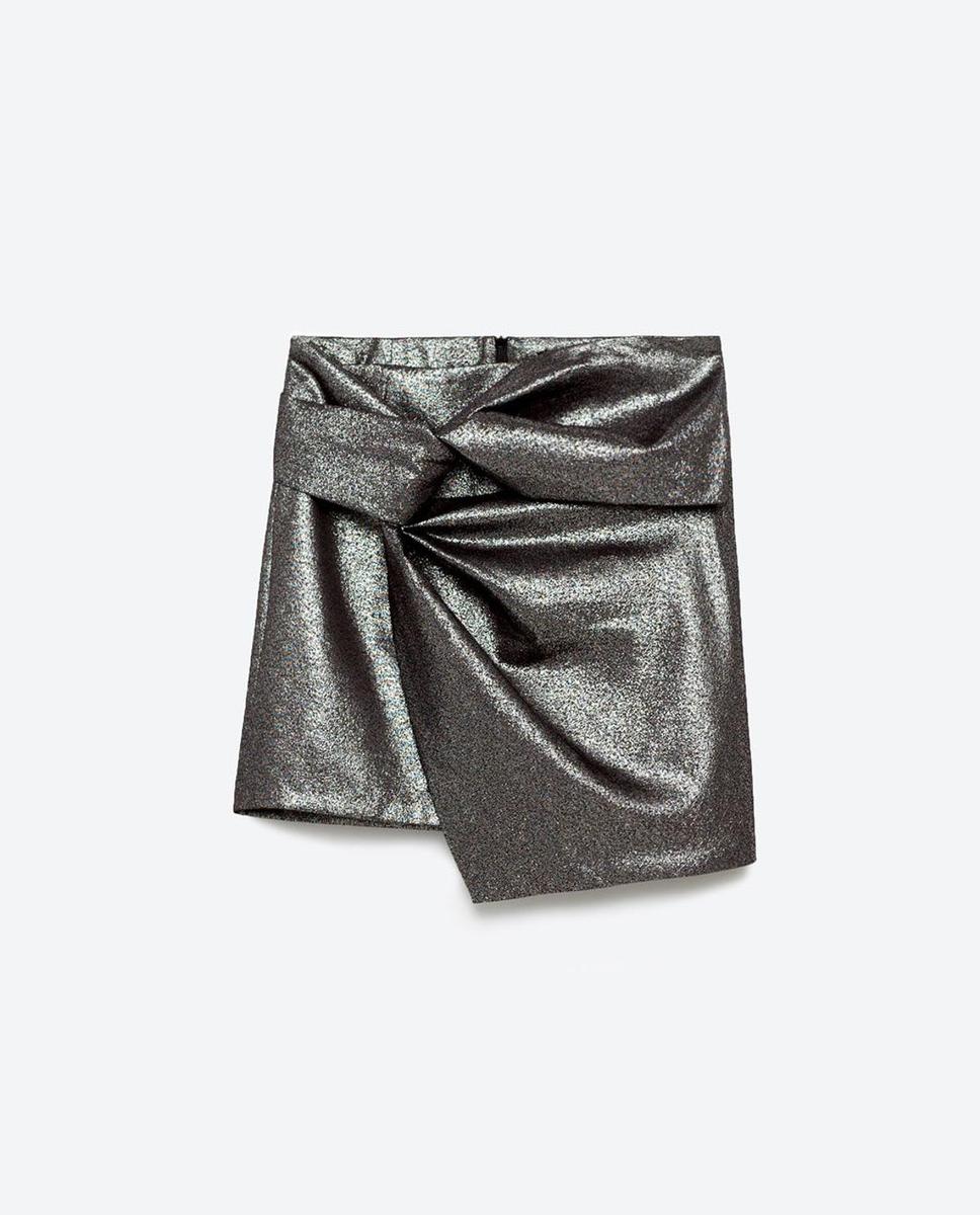 Rebajas de Zara 2017: falda brillo
