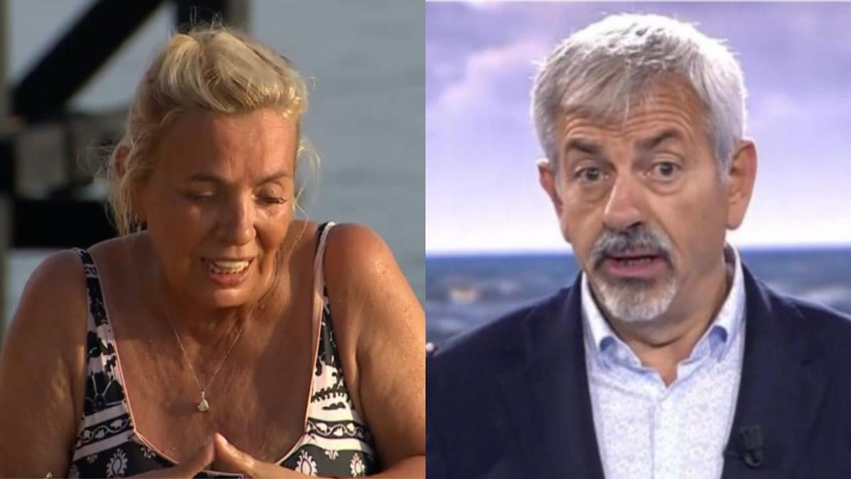 Carmen Borrego y Carlos Sobera en 'Supervivientes: Tierra de Nadie'