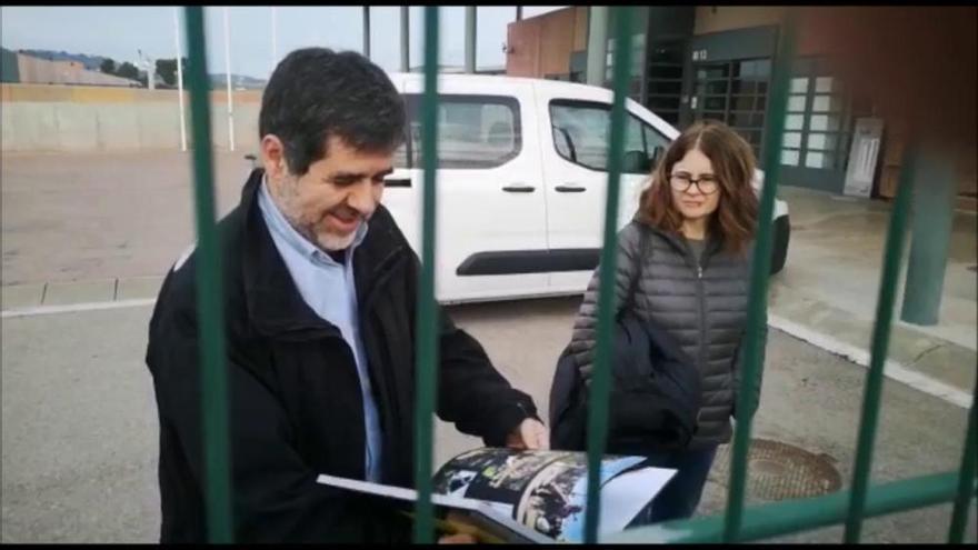 Les paraules de Jordi Sánchez abans de tornar a Lledoners