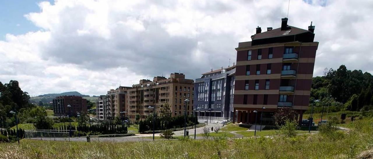 Edificios en el área residencial de La Magdalena.