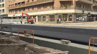Esta es la fecha en la que la avenida César Augusto de Zaragoza reabrirá al tráfico