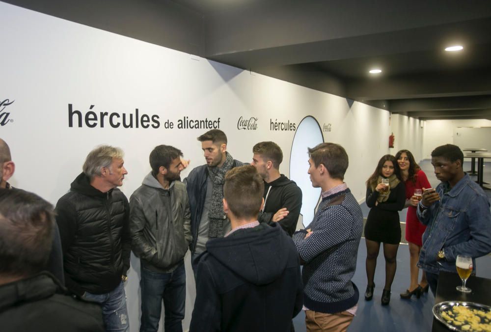 Dirigentes, técnicos y capitanes del Hércules despiden el año con una comida en el Rico Pérez