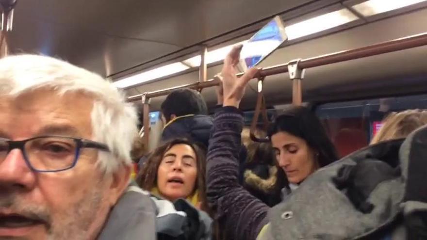 Cantada dels segadors al metro de Brussel·les