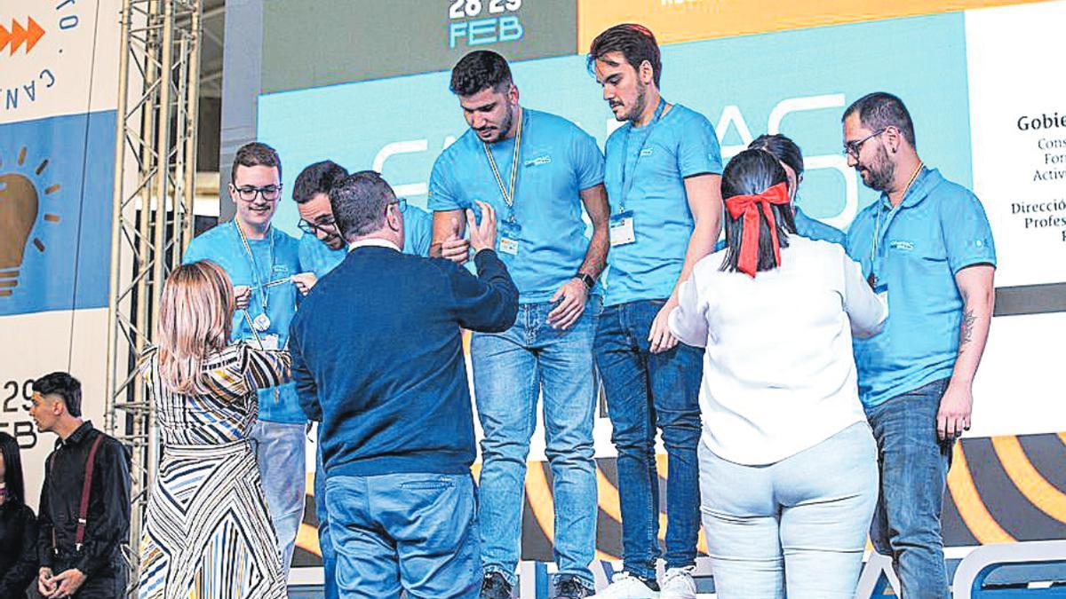 Educación reconoce al alumnado de FP con las medallas Canarias Skills 2024