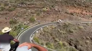 Rally Islas Canarias 2024: David Pérez y su Peugeot se retiran tras un espectacular choque en el tramo de Agüimes-Santa Lucía