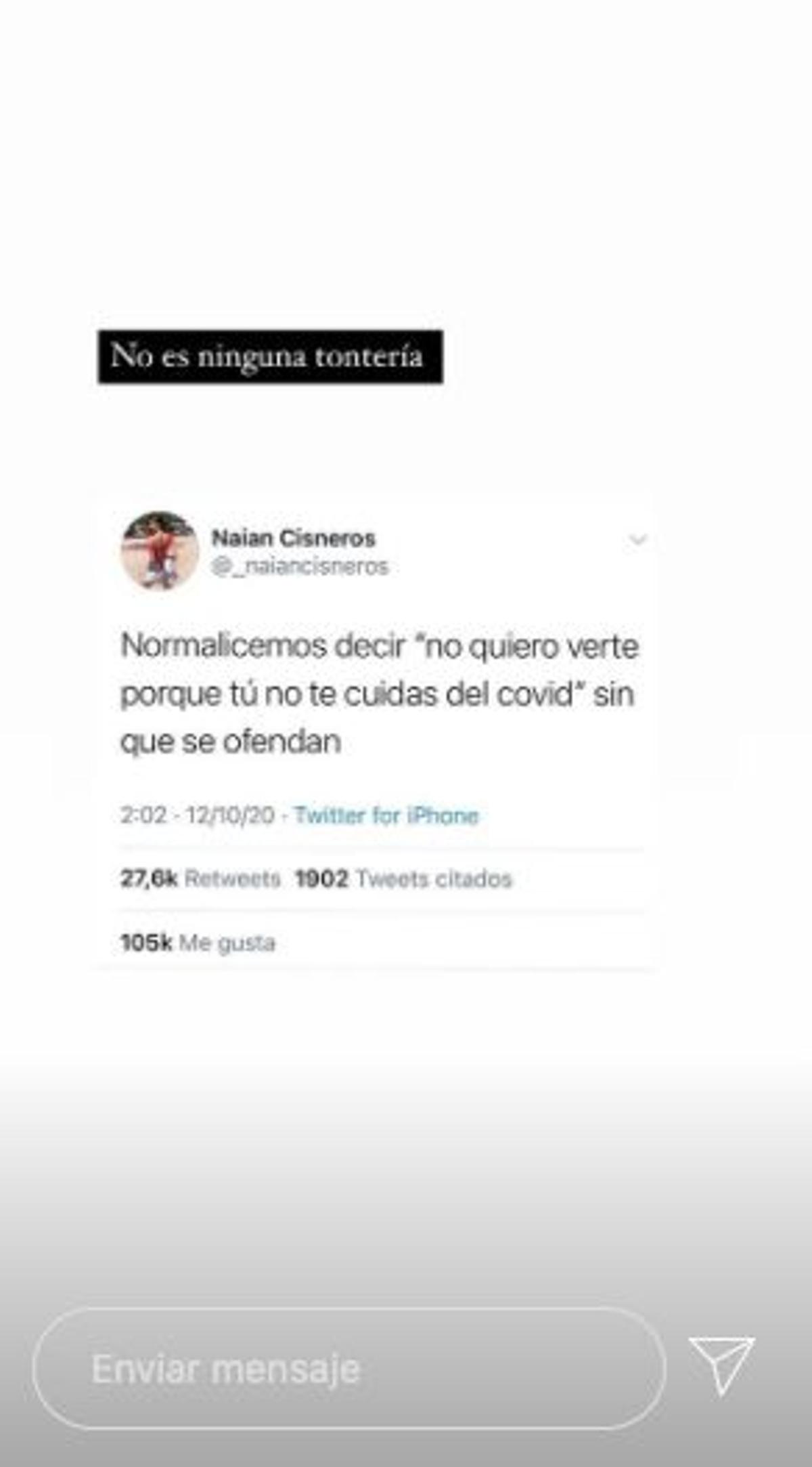 Laura Escanes manda un mensaje a sus amigos