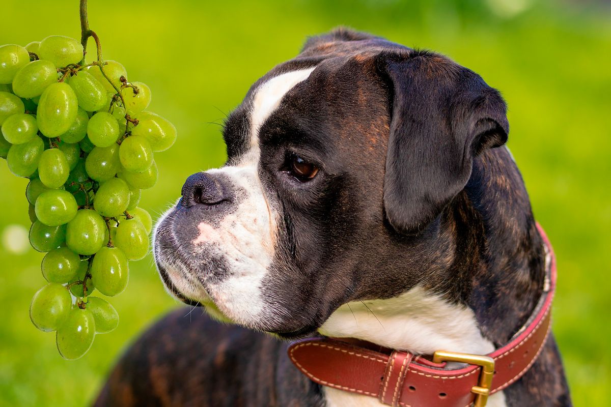 ¿Pueden comer uvas los perros?