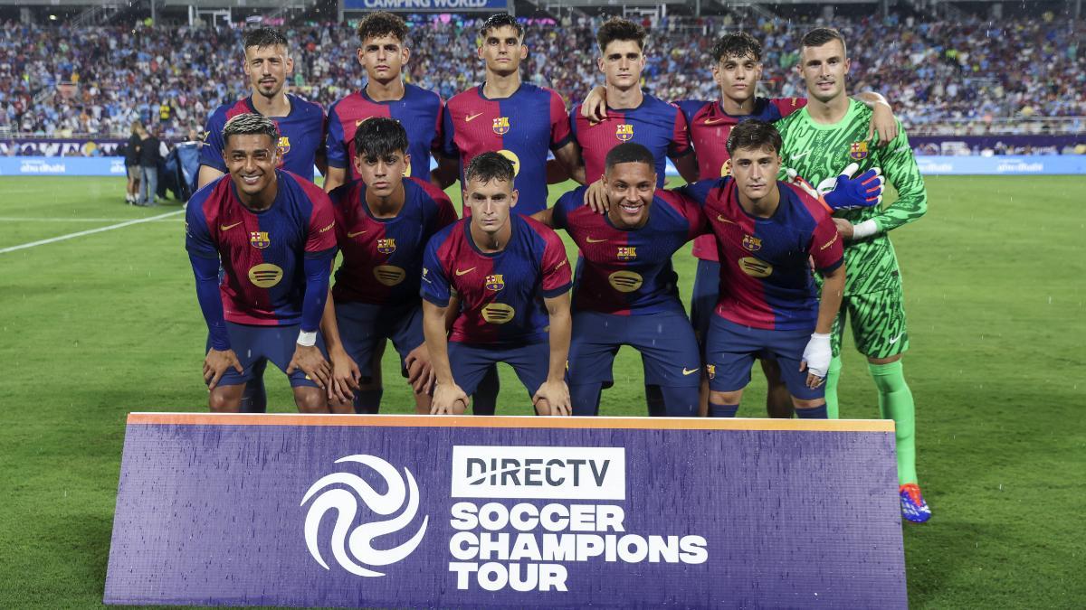 El once inicial de Hansi Flick para el Barça - City de la pretemporada 2024/25