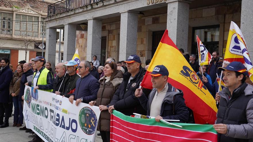 Policías nacionales y guardias civiles de Zamora piden una mejora salarial