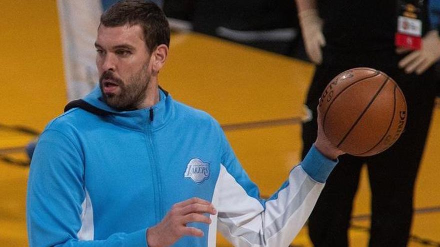 Marc Gasol, con los Lakers.