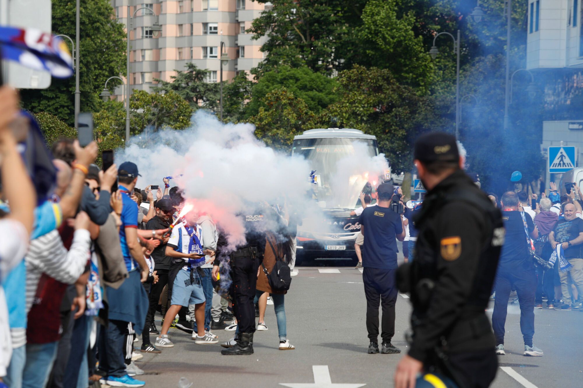 EN IMÁGENES: Ammbientazo en el play-off del Real Avilés contra el Antoniano