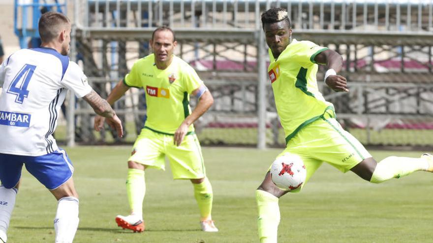 Imagen del partido Aragón-Elche de la primera vuelta