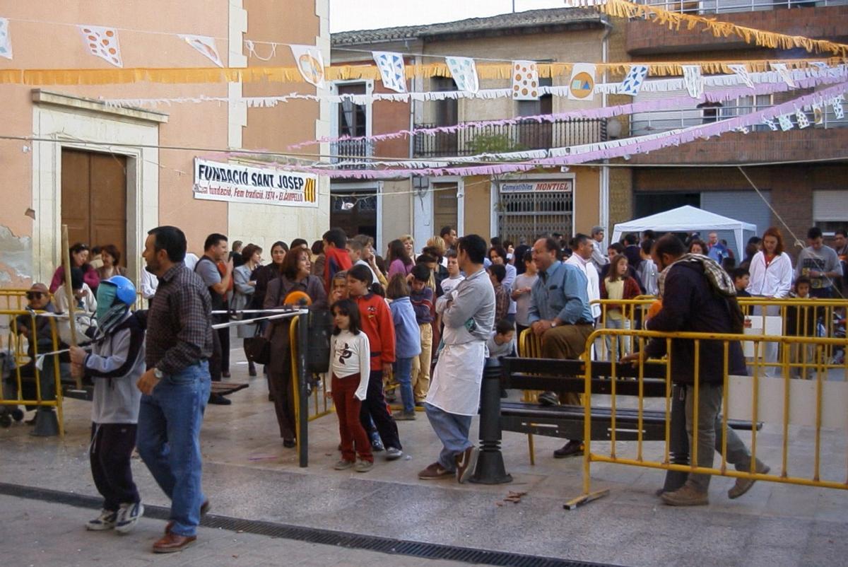 Bunyolada celebrada en 2003 en El Campello