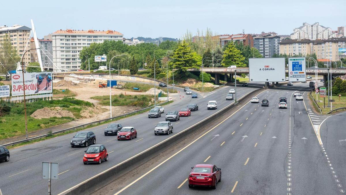 La avenida de Alfonso Molina, el pasado mes de abril.