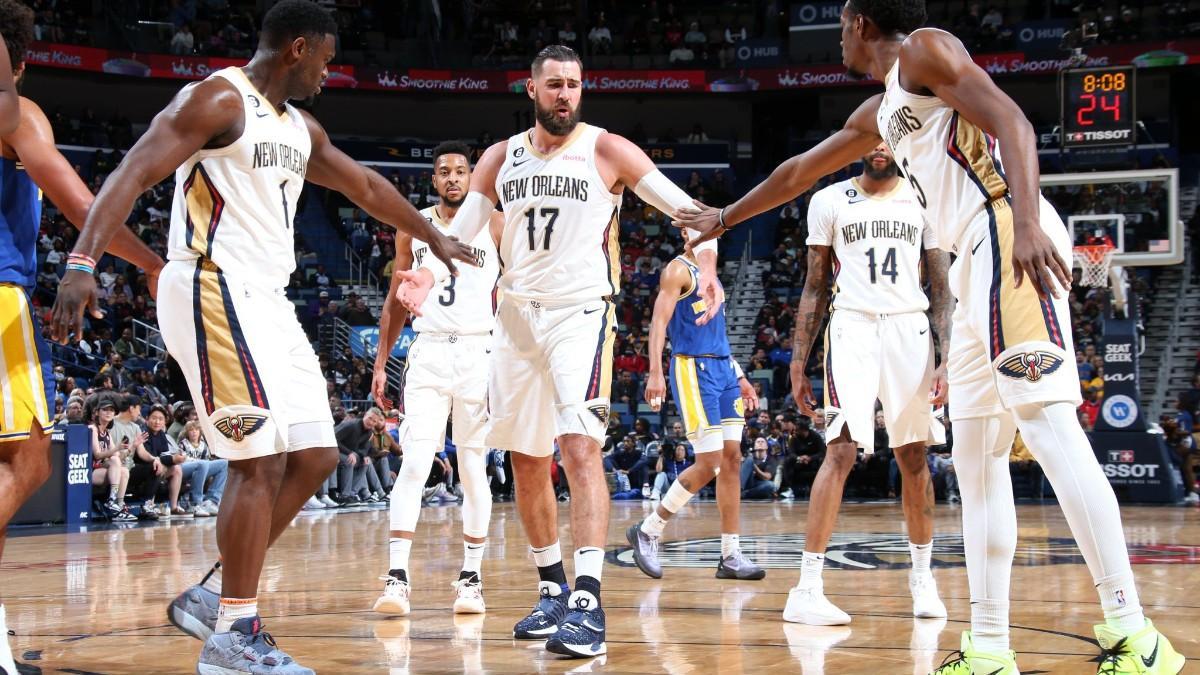 Los Pelicans arrollaron a los Warriors