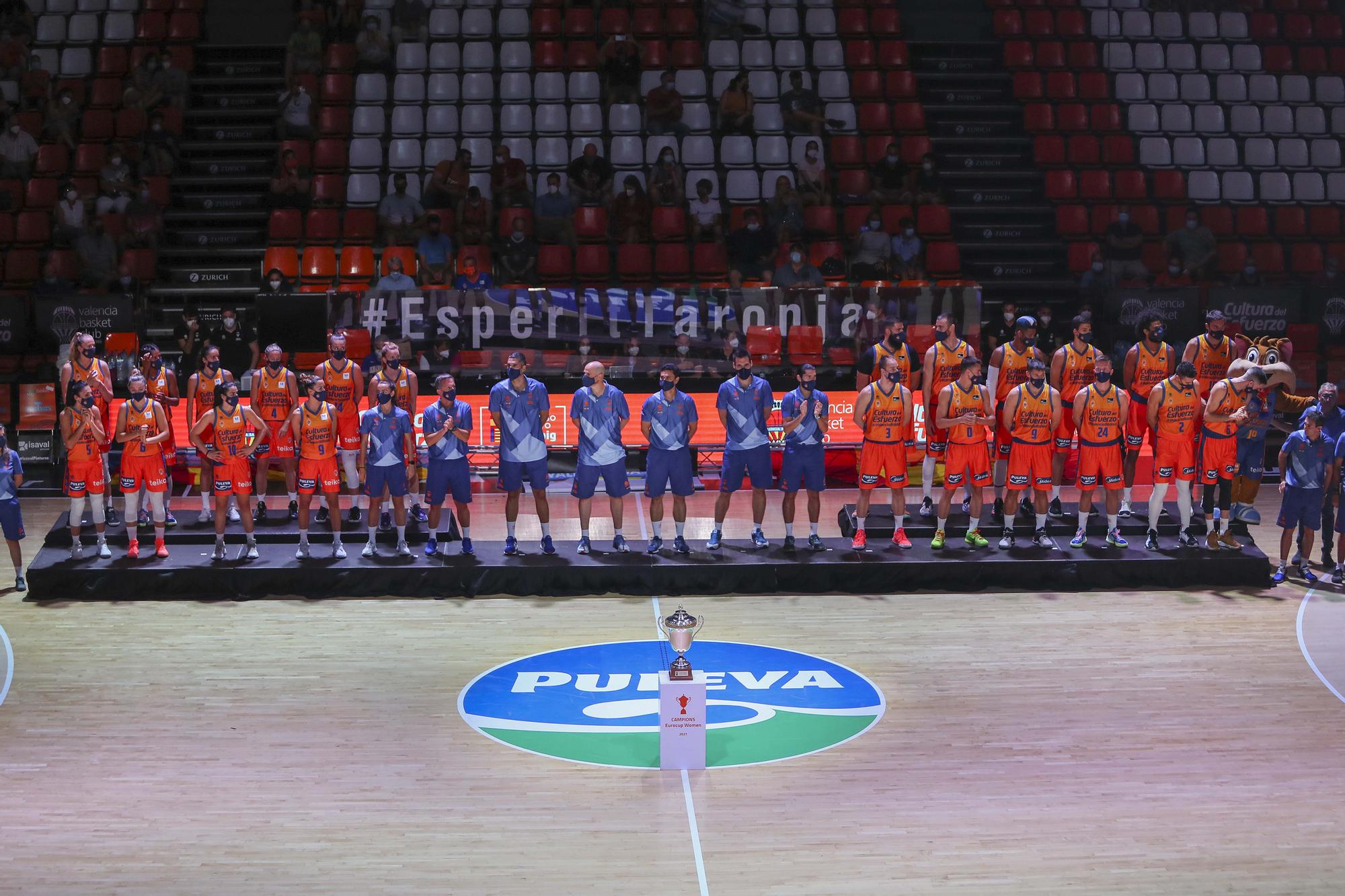 La espectacular presentación del Valencia Basket