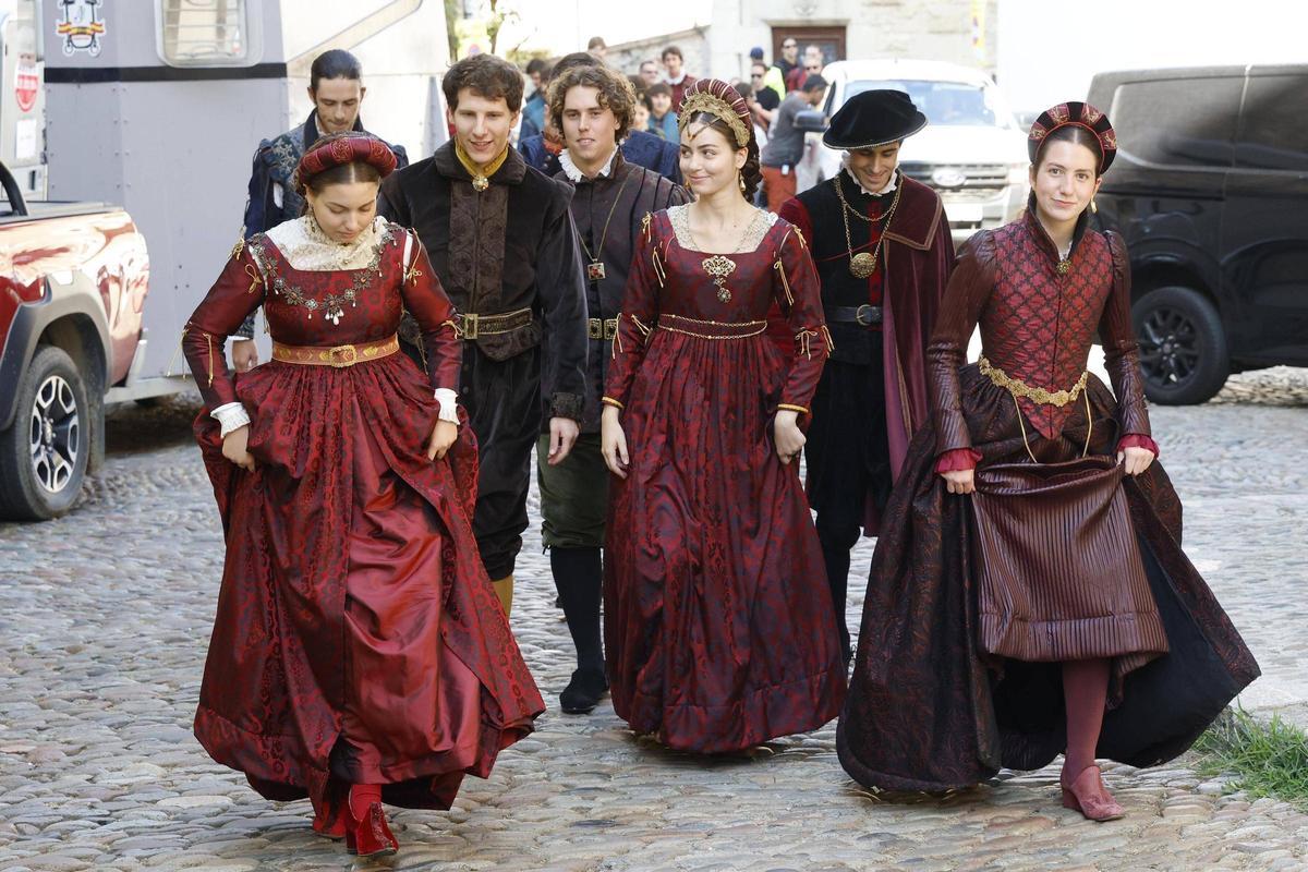 Les imatges d'un nova jornada del rodatge d''Enredados' a Girona Les imatges d'un nova jornada del rodatge d''Enredados' a Girona