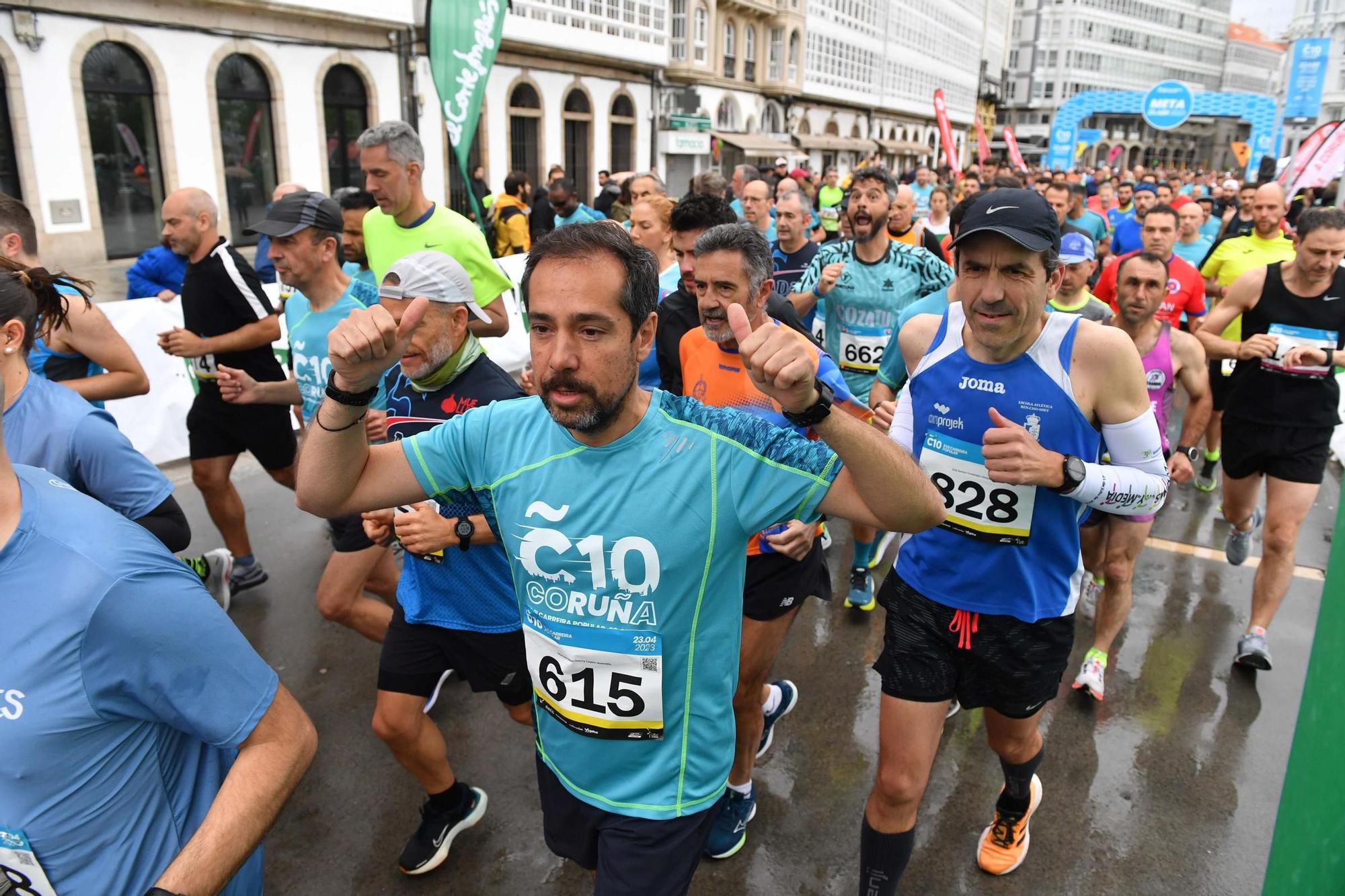 Carrera popular Coruña10: 2.186 corredores cruzaron la línea de meta
