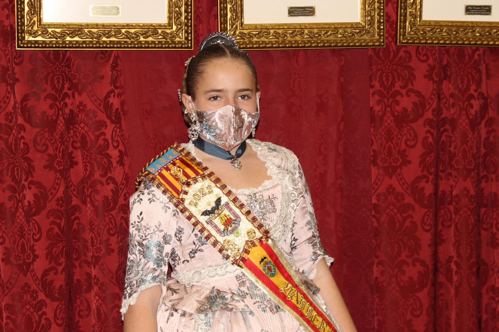 Fallas 2022. La "mini alfombra roja" de la exaltación de la fallera mayor infantil de Valencia