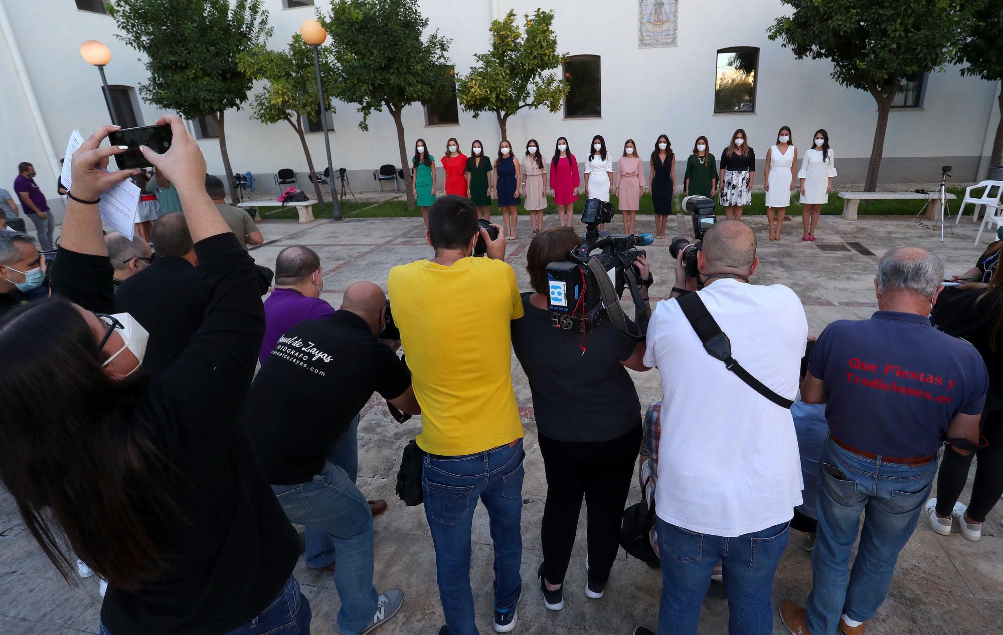 La primera sesión de fotos de las aspirantes a Fallera mayor de València