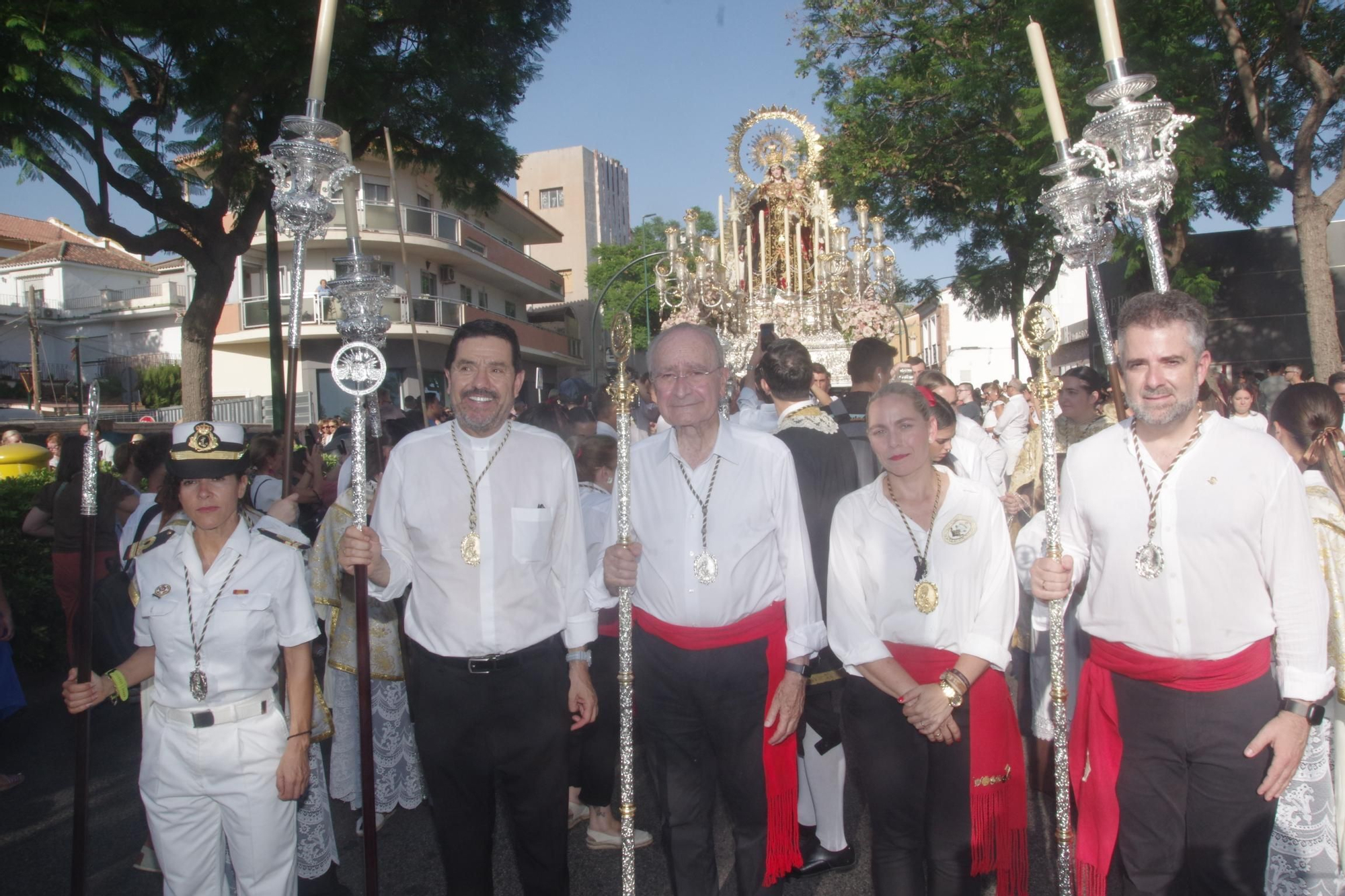 Procesión de la Virgen del Carmen de la barriada de Pedregalejo