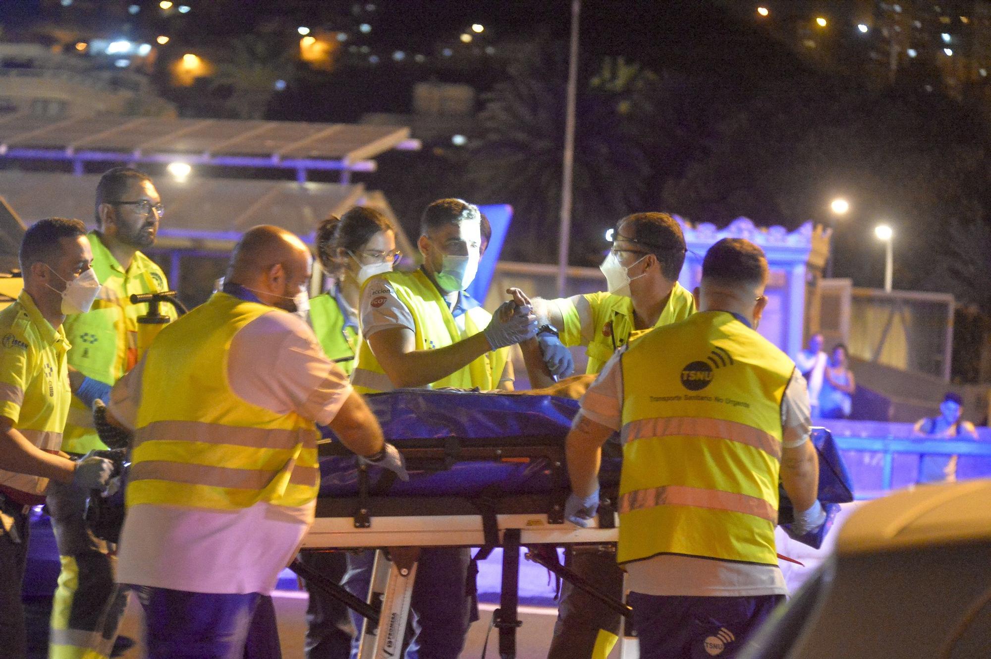 Accidente con heridos graves en la Avenida Marítima