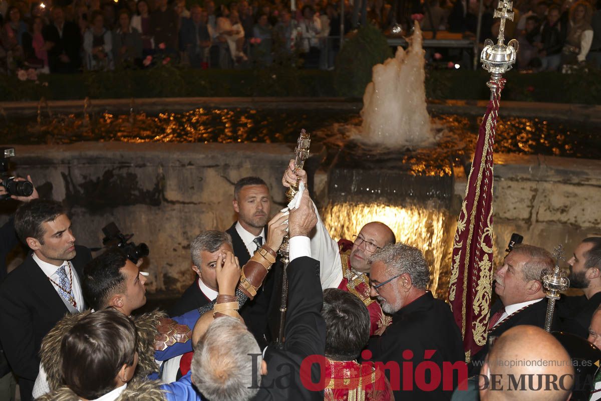 Fiestas de Caravaca: procesión del Baño (procesión, parlamento y baño de la Cruz)