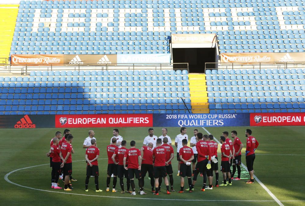 ENTRENAMIENTO ALBANIA