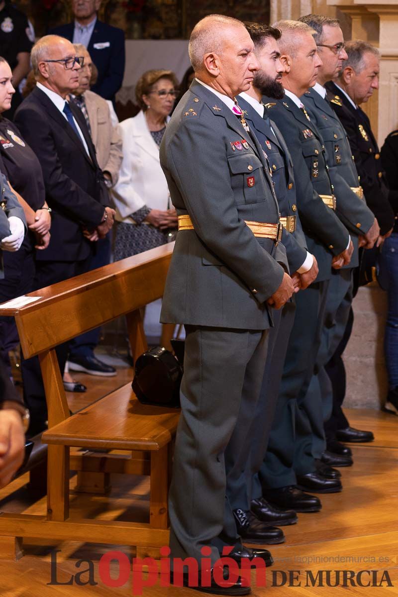 Celebración de la patrona de la Guardia Civil en Caravaca