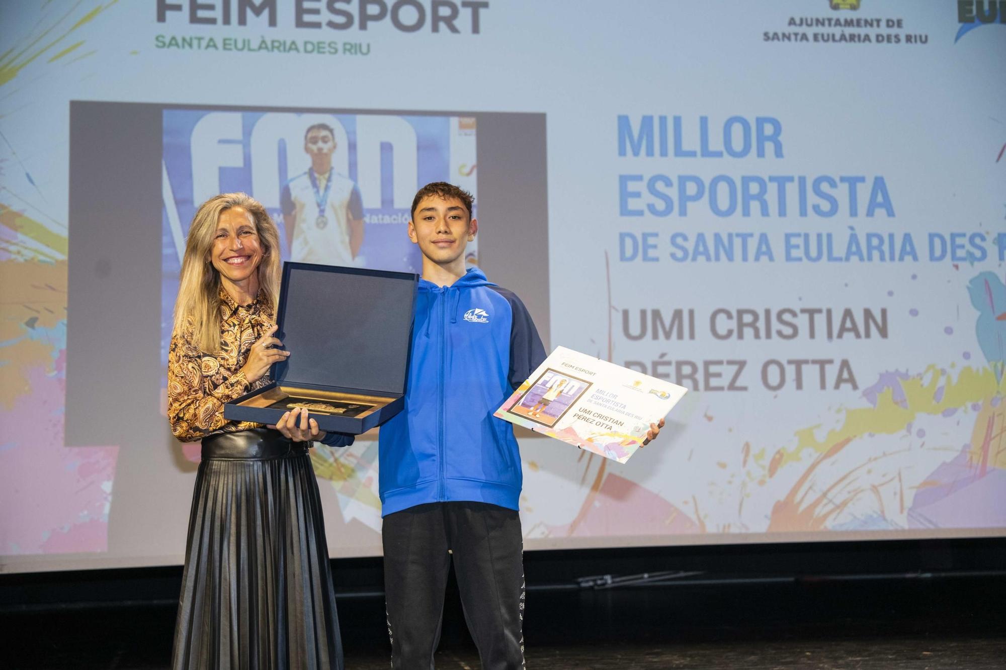 Mira aquí todas las imágenes de la gala de premios Feim Esports de Santa Eulària