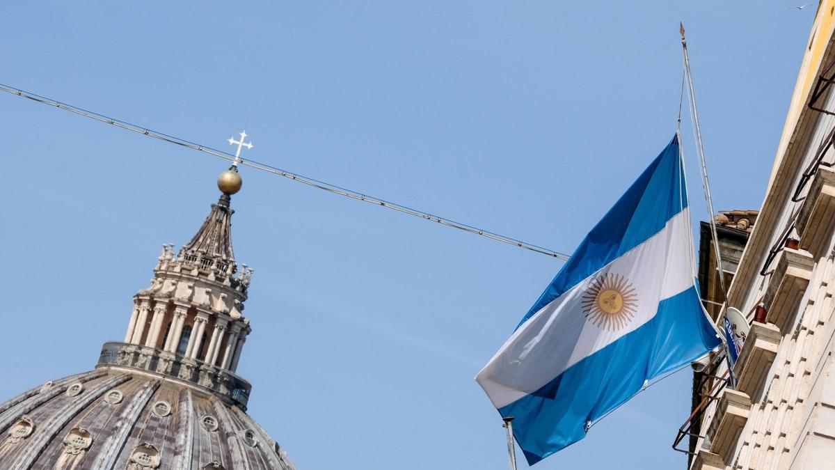 Archivo - Bandera de Argentina