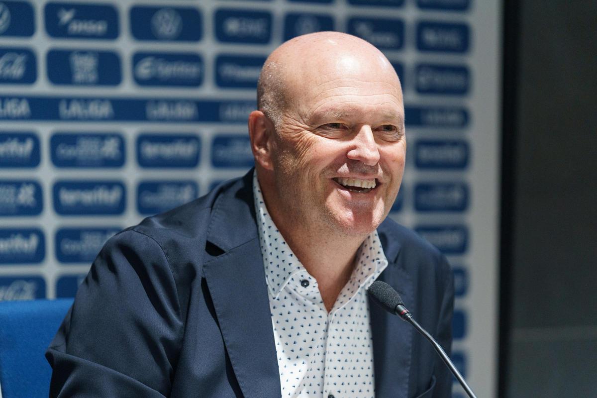 Presentación de Pepe Mel como nuevo entrenador del CD Tenerife